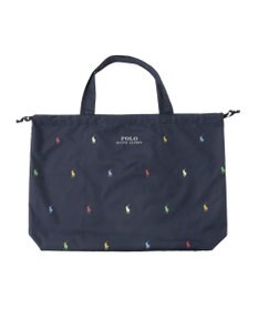 MOONBAT POLO RALPH LAUREN(ポロ ラルフローレン)  【C-zeroはっ水】ポケッタブルレインバッグ ポロポニーカラードット