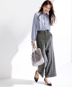 ANY SIS 【前後着用可能】ギャザーネック ブラウス