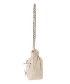 Green Parks ・ＱＵＯＮ　リボンチェーン巾着