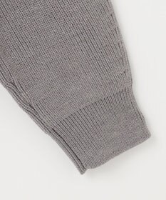 自由区 【洗える】ジップアップニット アウター