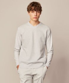 JOSEPH ABBOUD 【キングサイズ・オリジナルオーガニックコットン使用】JOE COTTONサッカーVネックシャツ