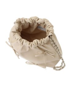 Green Parks ・ＱＵＯＮ　リボンチェーン巾着