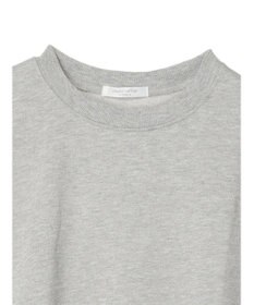 Green Parks ７分袖ラメ裏毛パフプルオーバー