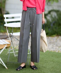 ANY L 【洗濯機可/セットアップ可/UVケア/速乾/イージーケア】サラサラテックリネンパンツ