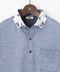 JOSEPH ABBOUD 【リネン素材/清涼感/吸水速乾】リネン天竺 ポロシャツ