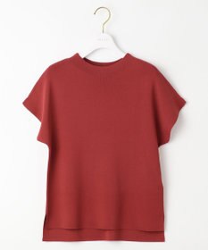 ANY SIS 【洗える】ボトルネックフレンチスリーブ ニットT