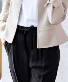 Tiaclasse 【洗える】ドロストテーパードパンツ