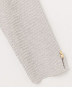 ANY SIS L 【洗える】フラワープリントドッキングニット ワンピース