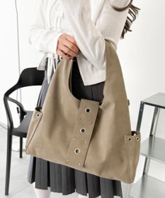 WEGO ハトメデザインワンハンドルトート