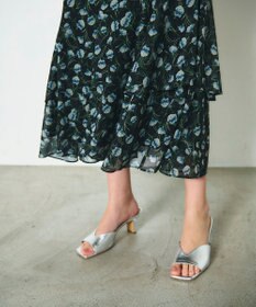 GRACE CONTINENTAL スモールフラワーマーメイドスカート