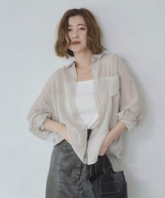 WEGO 【2026年春夏新作】シアーシャツ