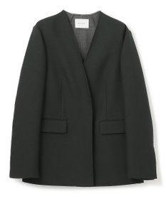 BEIGE， GRANET / ノーカラーリバージャケット