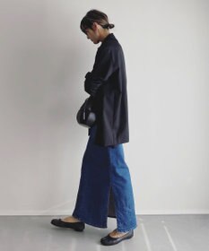 woadblue ＜坪田あさみさんコラボ＞LINE ラインスカート ミッドブルー