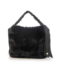 UNBILLION カシュカシュ cachecache / 下がりグログランワンハンドルエコファートート