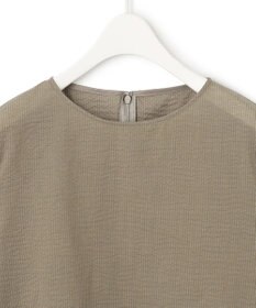 ICB 【洗える】コットンリップル Tブラウス