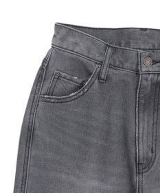 WEGO 【SMサイズ展開】サイドカットデニムストレートパンツ