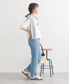 earth music&ecology ＵＶカット加工クルーネックニットカーディガン