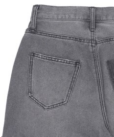 WEGO 【SMサイズ展開】サイドカットデニムストレートパンツ