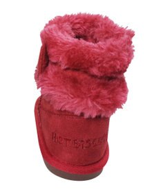 MIKI HOUSE HOT BISCUITS 【13-18cm】 ファー付き サイドリボンブーツ