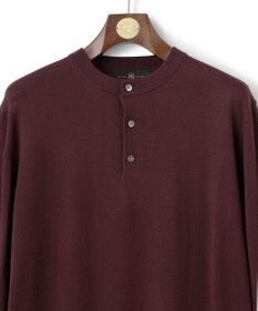 J.PRESS MEN オメガツイスト ヘンリーネックニット