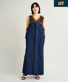 woadblue 【157】DECK OVERALL SKIRT デッキオーバーオールスカート