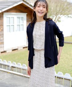 Tiaclasse L 【洗える】ドレープカーディガン