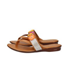 INTER-CHAUSSURES 【ITALIAN SHOEMAKERS】ビジューベルトフラワートングサンダル