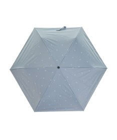 MOONBAT 晴雨兼用日傘 折りたたみ傘 ドット×スカラー／遮光 遮熱 UV