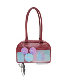 WEGO 【痛バ＆推し活】チャーム付きボストン痛バッグ