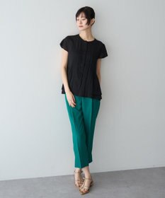 YECCA VECCA 【UVカット】サラサライージーテーパードパンツ