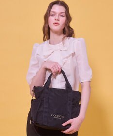 TOCCA 【WEB＆一部店舗限定・撥水・環境にやさしい素材】SANA SIDEPOCKET TOTE トートバッグ