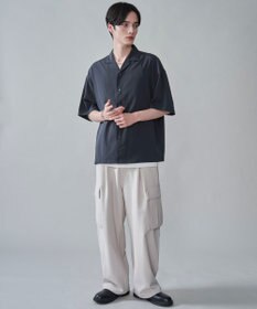 WEGO クレープオープンカラーシャツ（SS）