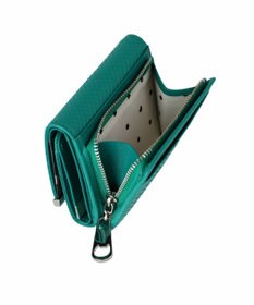 tsumori chisato CARRY クロスエンボス 3つ折りミニ財布