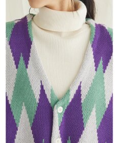 CRAFT STANDARD BOUTIQUE 【男女兼用】アーガイル柄カーディガン2