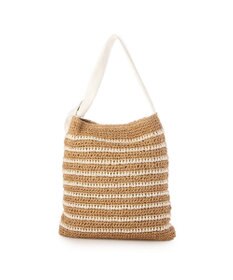 UNBILLION カシュカシュ cachecache / 柄ボーダークロッシェトート