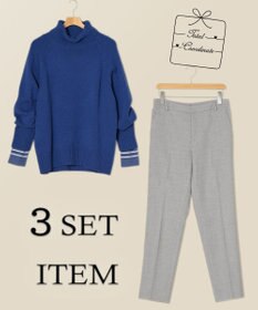 ONWARD Reuse Park 3セット商品/サイズ38【23区】ニット秋冬×カットソー秋冬×パンツ秋冬