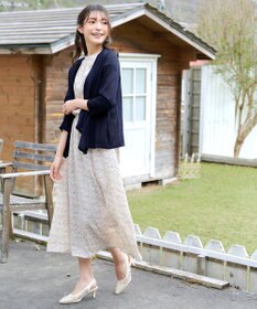 Tiaclasse L 【洗える】ドレープカーディガン