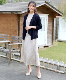 Tiaclasse L 【洗える】ドレープカーディガン