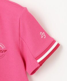 23区GOLF 【WOMEN】【UVケア・吸水速乾】ハニカムカノコ 半袖ポロシャツ