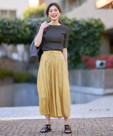 ANY L 【ウエストゴム】リラックススカーチョ