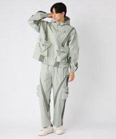 OP／FILA 【Kappa】オーバーシルエット バンダナイロントラックジャケット