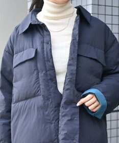 KWD 【日本製/高品質ダウン】LIGHT DOWN SHIRTS JACKET ライトダウンシャツジャケット