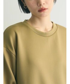 Green Parks ａ．異素材切り替えバルーンワンピース