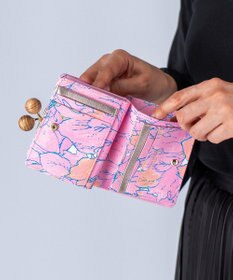 tsumori chisato CARRY 葉っぱ がま口 2つ折り財布