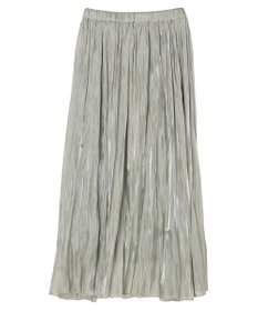 earth music&ecology シャイニーギャザースカート