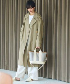 TOPKAPI 【Breath TOPKAPI】スコッチグレイン ネオレザー トート バッグ ショルダー付き M