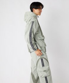 OP／FILA 【Kappa】オーバーシルエット バンダナイロントラックジャケット