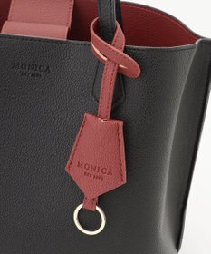 LA BAGAGERIE 【MONICA】バイカラーミディトートバッグ