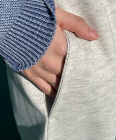 WEGO 【ウエストゴム】ヒップロゴスウェットパンツ