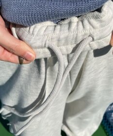 WEGO 【ウエストゴム】ヒップロゴスウェットパンツ